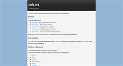 Desktop Screenshot of joda.org